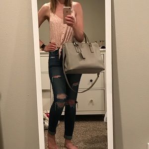 Tory Burch Double Zip Tote